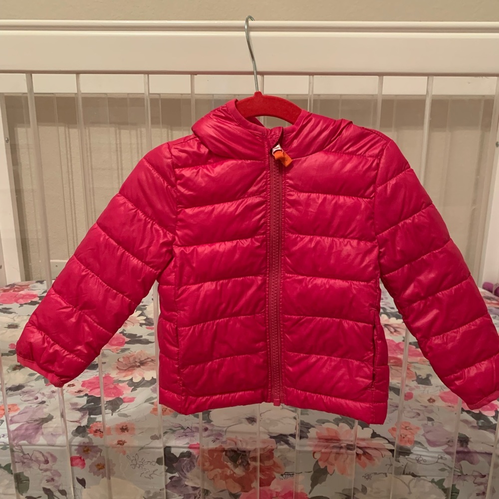 Primary Puffer Jacket, Pink 12-18mo